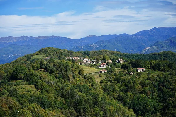 Panorama Garfagnana Toscana Italia — Fotografia de Stock
