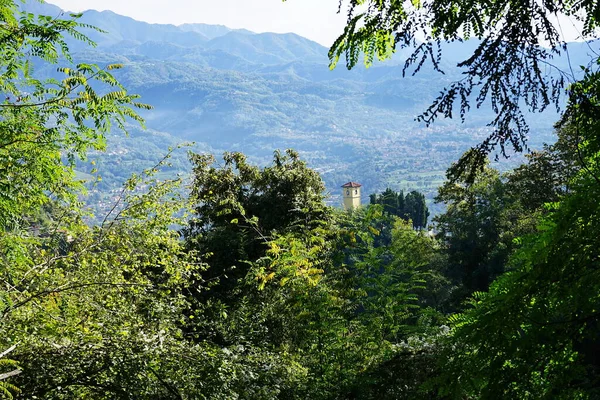 Panoráma Garfagnana Toszkána Olaszország — Stock Fotó