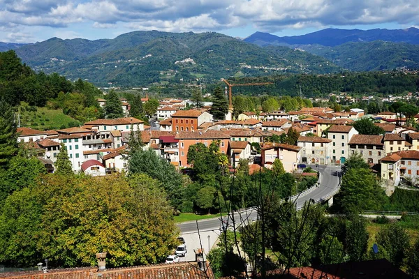 Blick Auf Gallicano Der Garfagnana Toskana Italien — Stockfoto