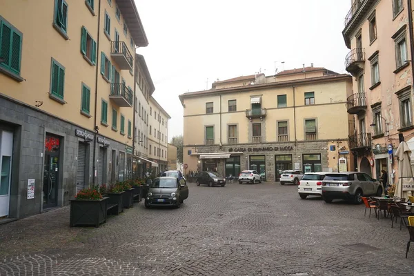 Praça Umberto Castelnuovo Garfagnana Toscana Itália — Fotografia de Stock