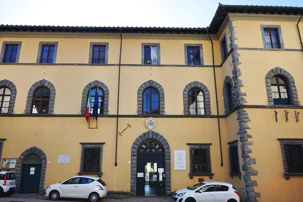 Δημαρχείο Borgo Mozzano Στην Garfagnana Τοσκάνη Ιταλία — Φωτογραφία Αρχείου