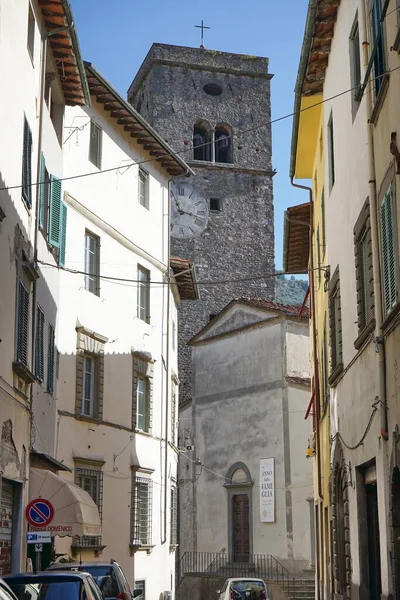 Borgo Daki San Jacopo Kilisesi Garfagnana Toskana Talya Bir Mozzano — Stok fotoğraf