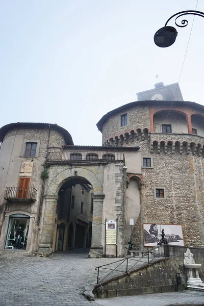 Ariosto Festung Von Castelnuovo Garfagnana Toskana Italien Stockbild