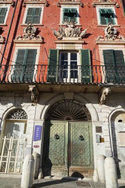 Conti del Medico's Palace in Alberica square in Carrara, Tuscany, Italy
