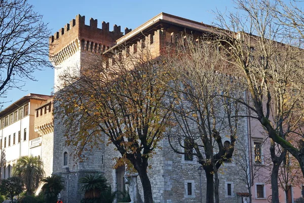 Malaspina Castle Έδρα Της Ακαδημίας Καλών Τεχνών Της Carrara Τοσκάνη — Φωτογραφία Αρχείου