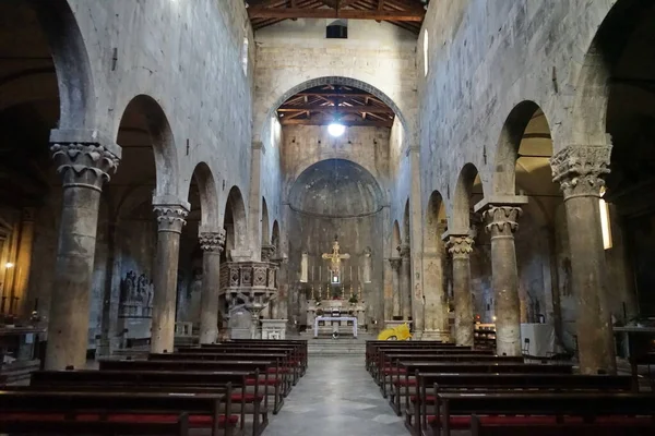 Interior Cathedral Carrara Tuscany Italy — Stockfoto