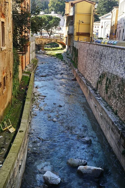 Carrione River Carrara Tuscany Italy — Zdjęcie stockowe