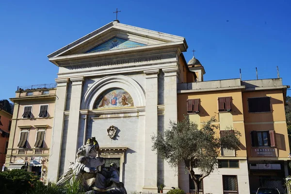 Sanctuary Madonna Delle Grazie Carrara Tuscany Italy —  Fotos de Stock