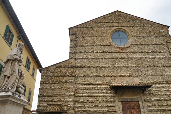 Facade Basilica San Francesco Arezzo Tuscany Italy — Stock Photo, Image