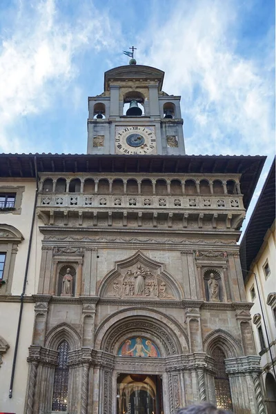 Pałac Bractwa Świeckich Placu Grande Arezzo Toskania Włochy — Zdjęcie stockowe