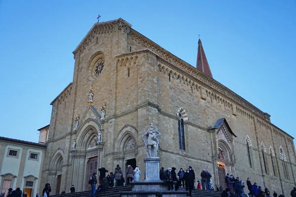 Собор Ареццо Тоскана Италия — стоковое фото