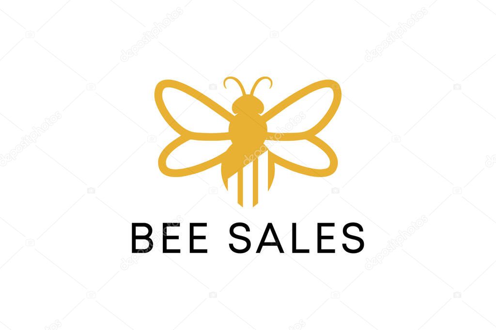 Bee Sales Logo, Bee Logo