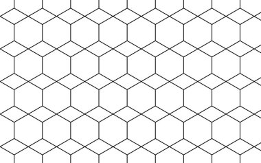 Çizgileri, eşkenar dörtgenleri ve kusursuz vektör arkaplanı olan soyut geometrik desen. Siyah ve beyaz dokular. Çokgen Deseni.