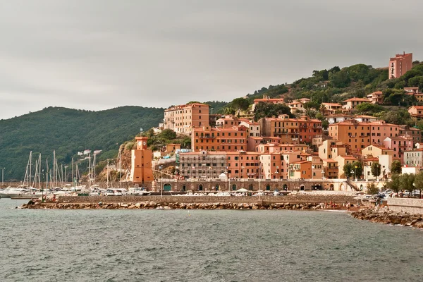 Rio marina, elba eiland - Italië Stockafbeelding