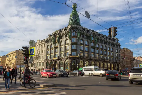 Санкт Петербург Россия Сентября 2016 Улицы Санкт Петербурга — стоковое фото