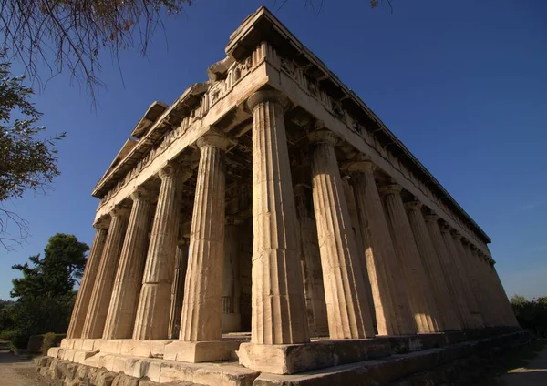 希腊雅典Agora赫菲斯图斯神殿 — 图库照片