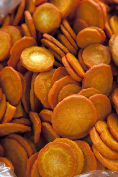 Carrot chips background — Stock Photo, Image