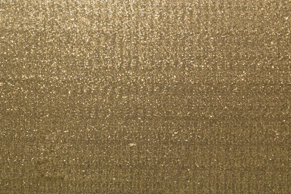 Gold metallic glitter fabric background — Stock Photo, Image