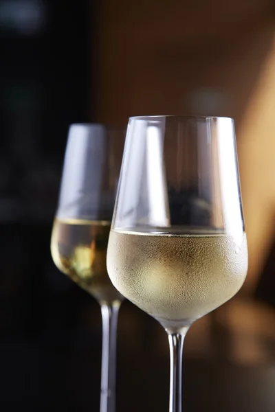 흰 포도주 한 잔 — 스톡 사진