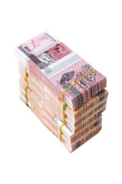 Kamboçya 'nın küçük banknotları beyazı eritmek için.
