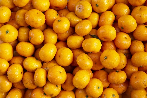 Naranjas Mandarín Frescas Orgánicas Lavadas Preparadas Para Fiesta — Foto de Stock