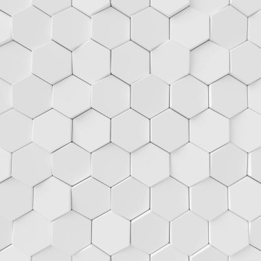 Modern taş duvar. 3D render.