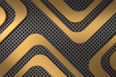 Metal arka plan. 3D render.