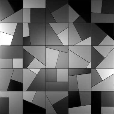 Modern taş duvar. 3D render.