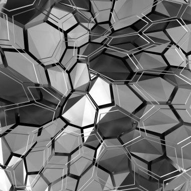 Soyut arkaplan. 3B görüntüleme.