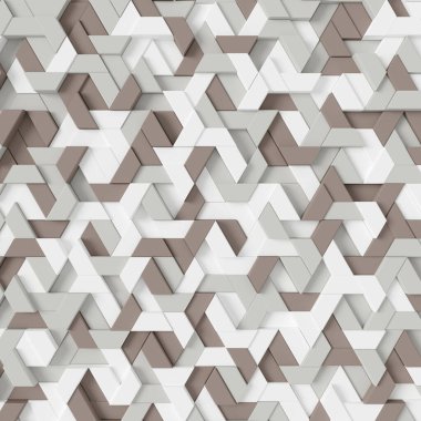 Modern çini duvarının soyut arka planı. 3d render.