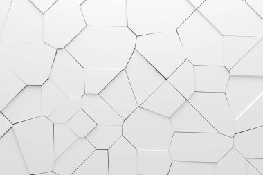 Çatlak duvarın soyut arka planı. 3B görüntüleme.