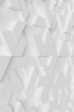 Modern çini duvarının soyut arka planı. 3d render.