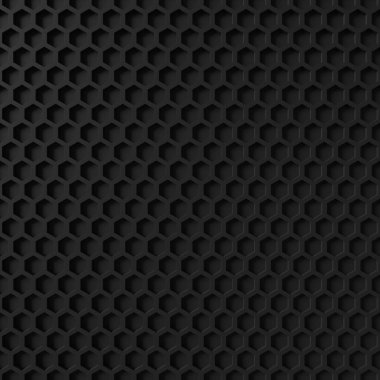 Altıgen şeklinin arka plan. 3D render.