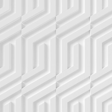 Modern çini duvarının soyut arka planı. 3d render.