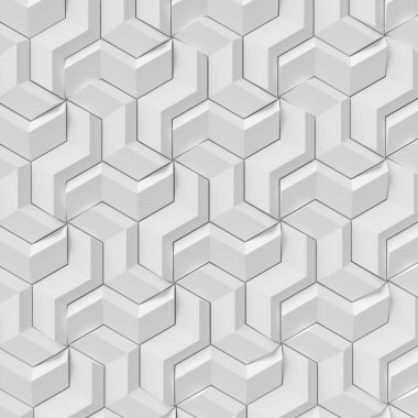 Modern çini duvarının soyut arka planı. 3d render.