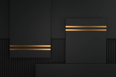 Lüks kavramlara sahip metalik bir arka plan. 3B görüntüleme.