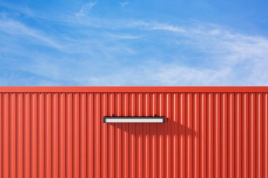 Mimarinin en düşük arkaplanı. 3B görüntüleme.