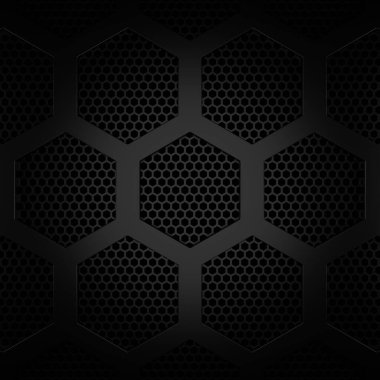 Altıgen şeklinin arka plan. 3D render.