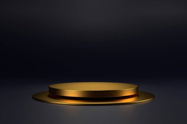 Lüks kavramları olan bir ürün tasarımı. 3B görüntüleme.