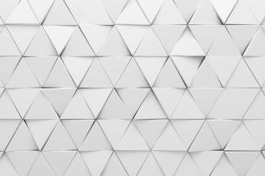 Üçgenin soyut arkaplanı. 3B görüntüleme.