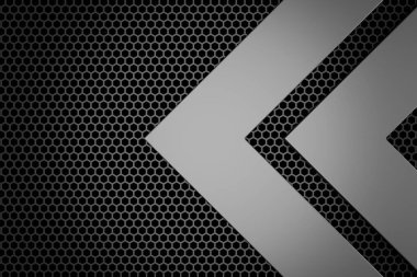 Metalin soyut arka planı. 3d render.