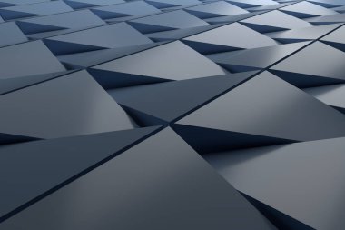 Geometrik şeklin soyut arka planı. 3d render.