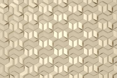 Lüks konseptli modern duvar tasarımı. 3B görüntüleme.