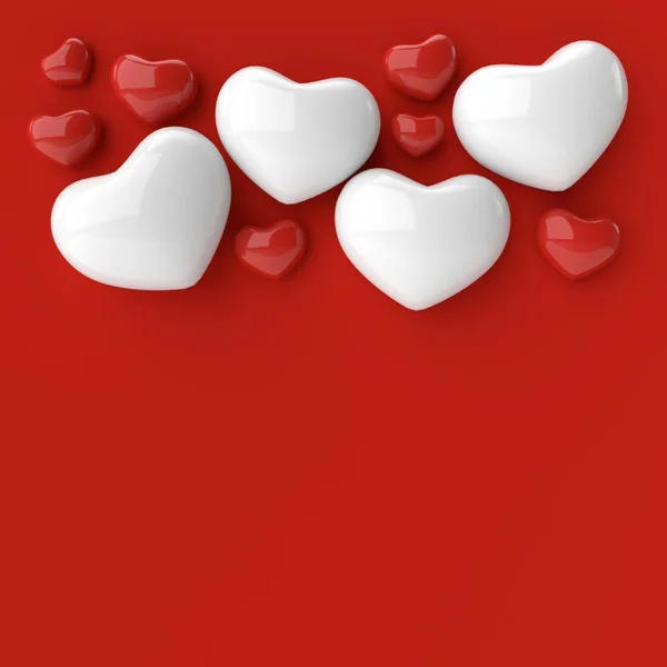 Valentine Day Background Rendering — Fotografia de Stock