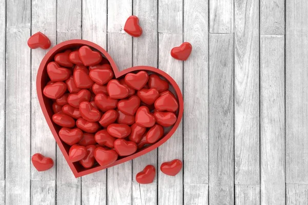 Valentine Day Background Rendering — Stock Fotó