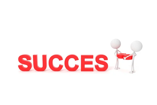 Man Success Concept Rendering — Foto de Stock