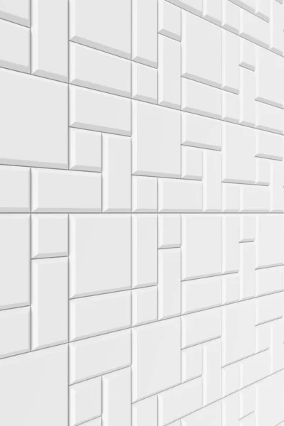 Parede Azulejos Moderna Renderização — Fotografia de Stock