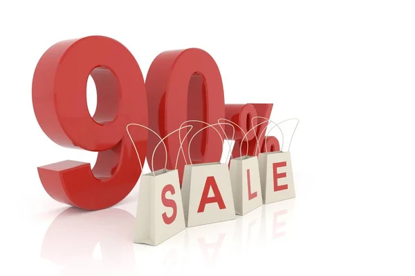 Ninety Percent Sale Rendering — Foto de Stock