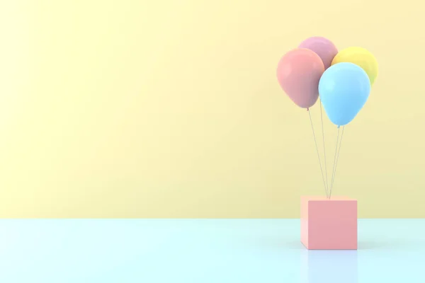 Abstract Background Balloon Rendering — Stock Fotó