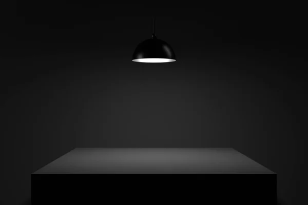 Table Darkness Rendering —  Fotos de Stock